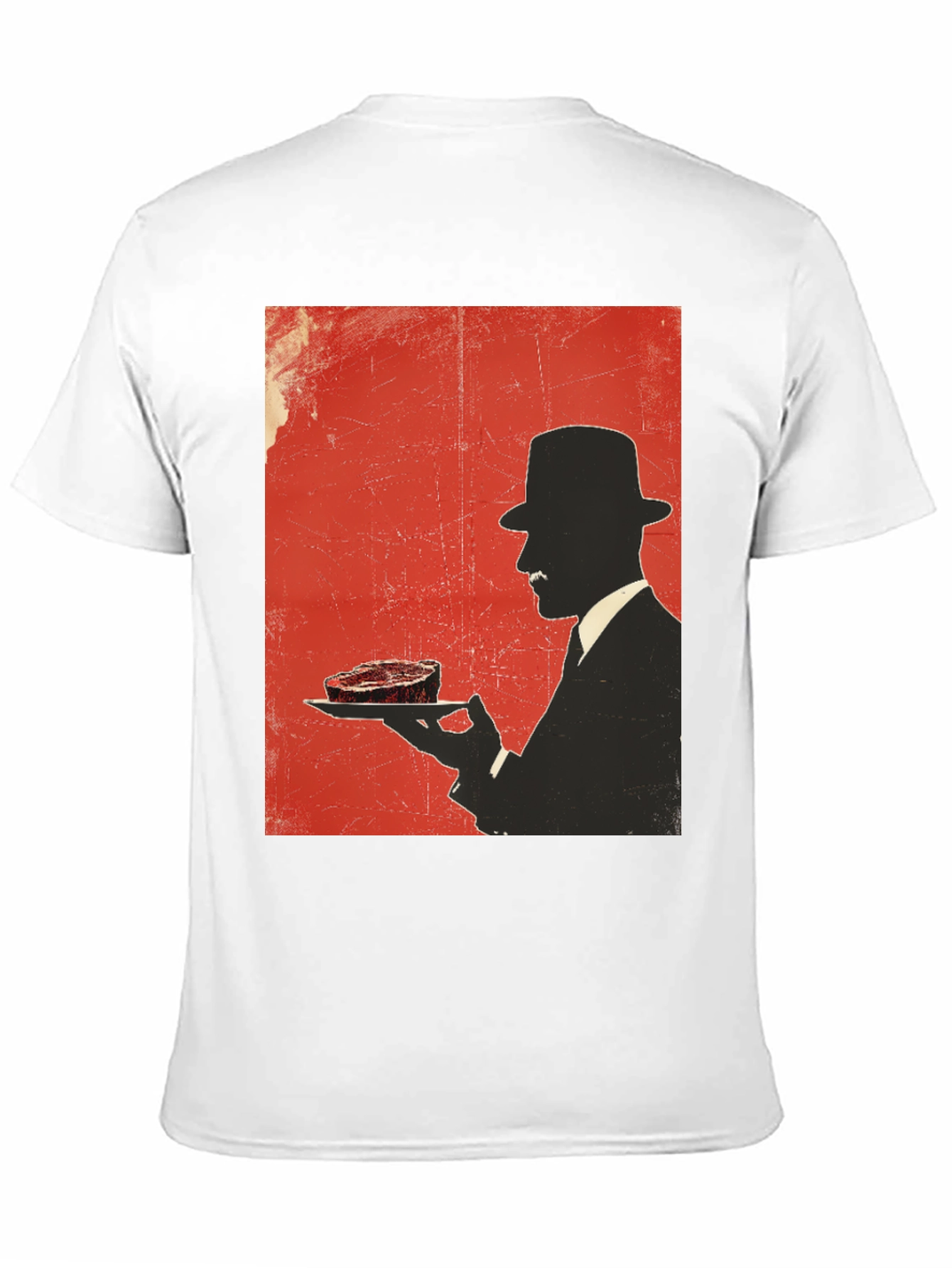 Steak Silhouette T-Shirt - Foodie Style