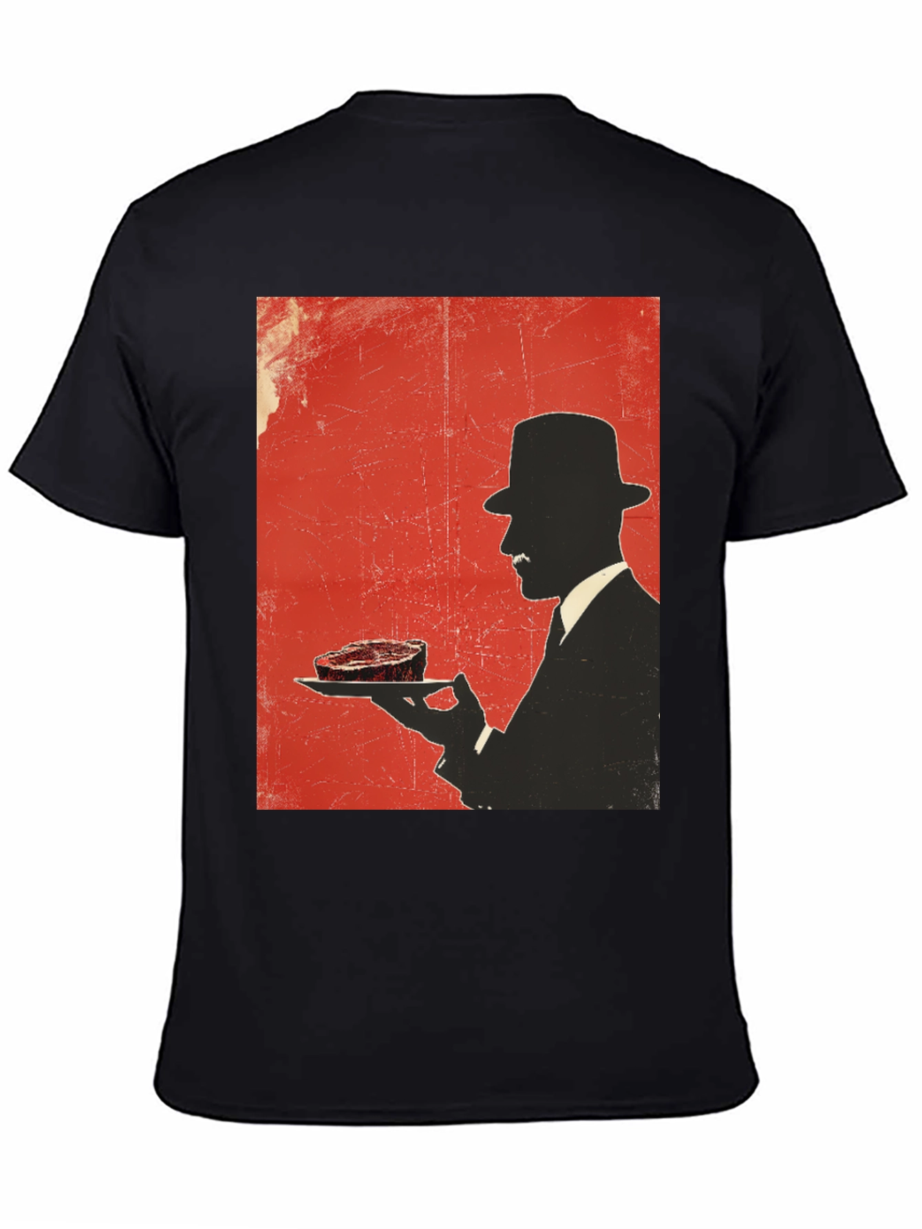 Steak Silhouette T-Shirt - Foodie Style