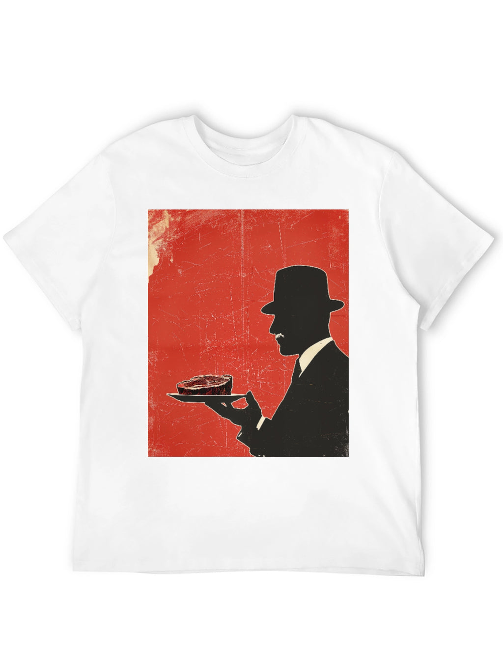 Steak Silhouette T-Shirt - Foodie Style