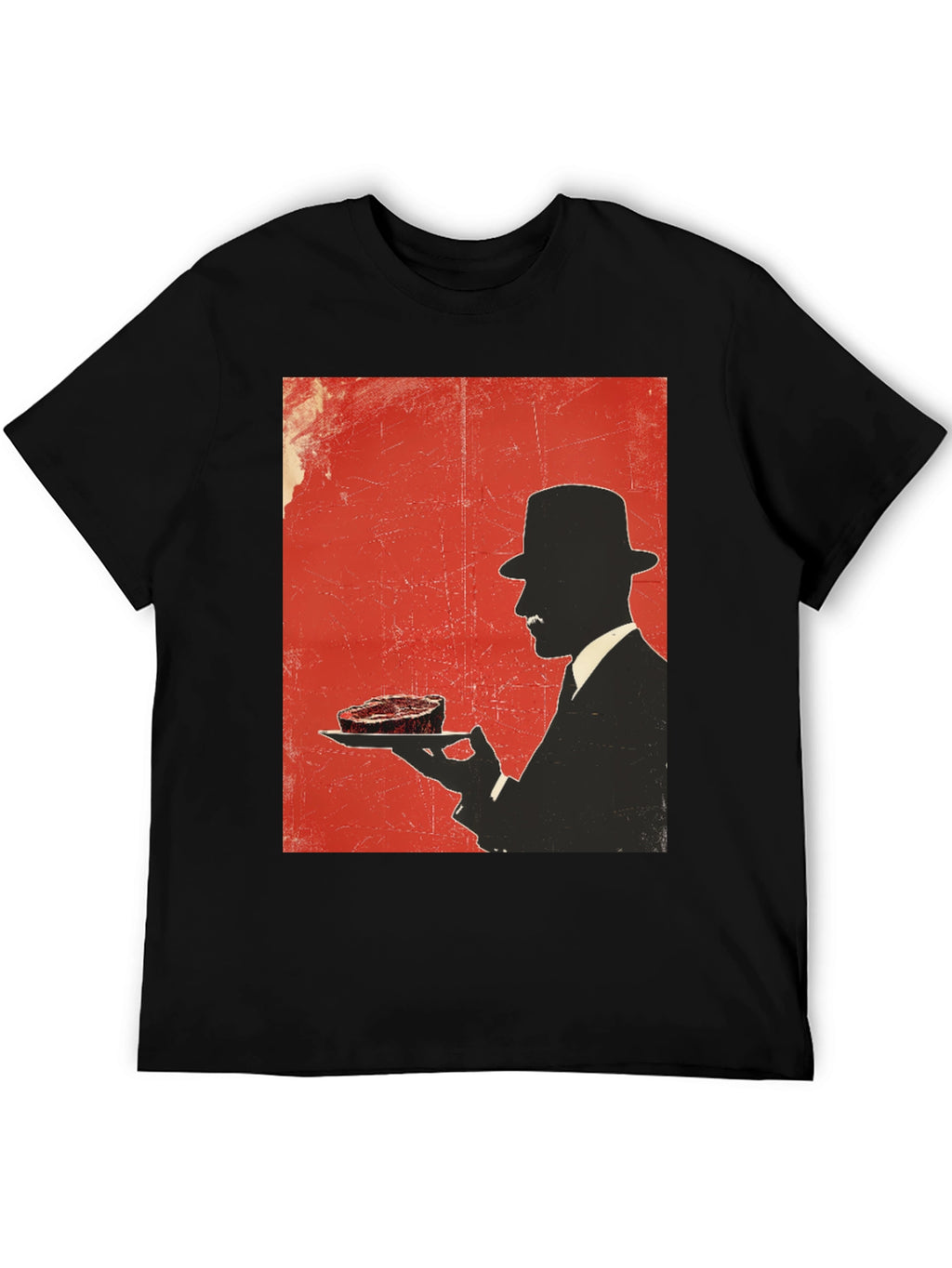 Steak Silhouette T-Shirt - Foodie Style