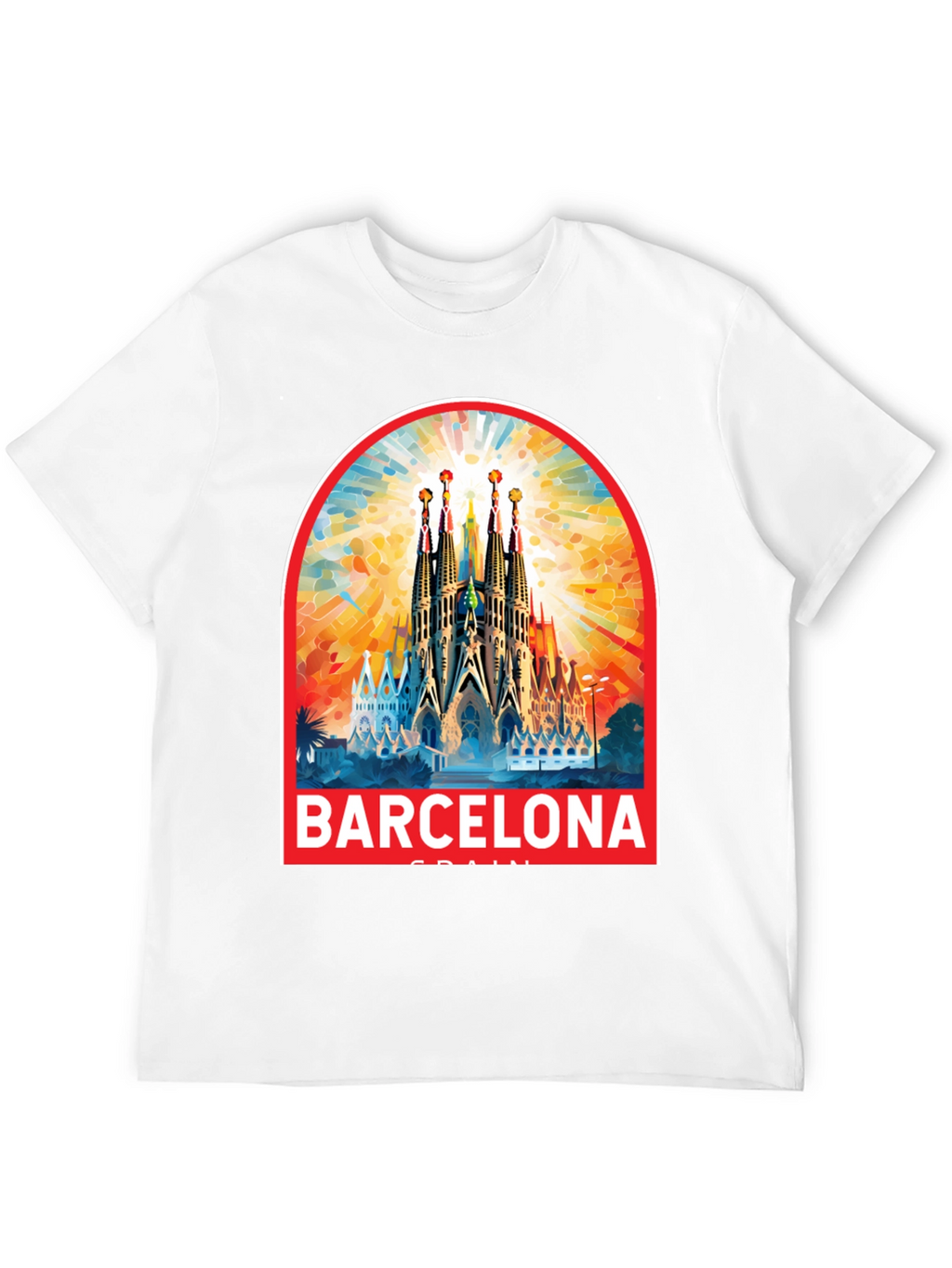Barcelona Spain T-Shirt Souvenir Graphic Tee