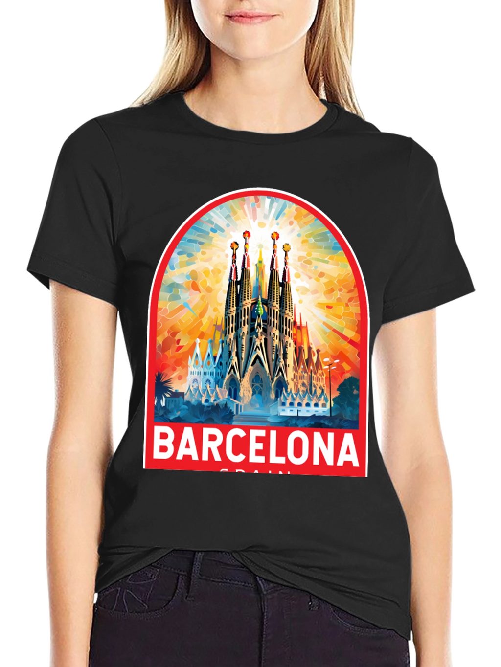 Barcelona Spain T-Shirt Souvenir Graphic Tee