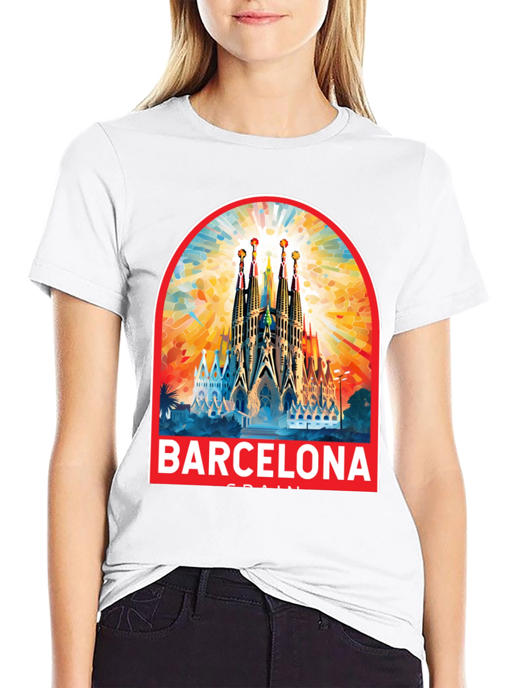 Barcelona Spain T-Shirt Souvenir Graphic Tee