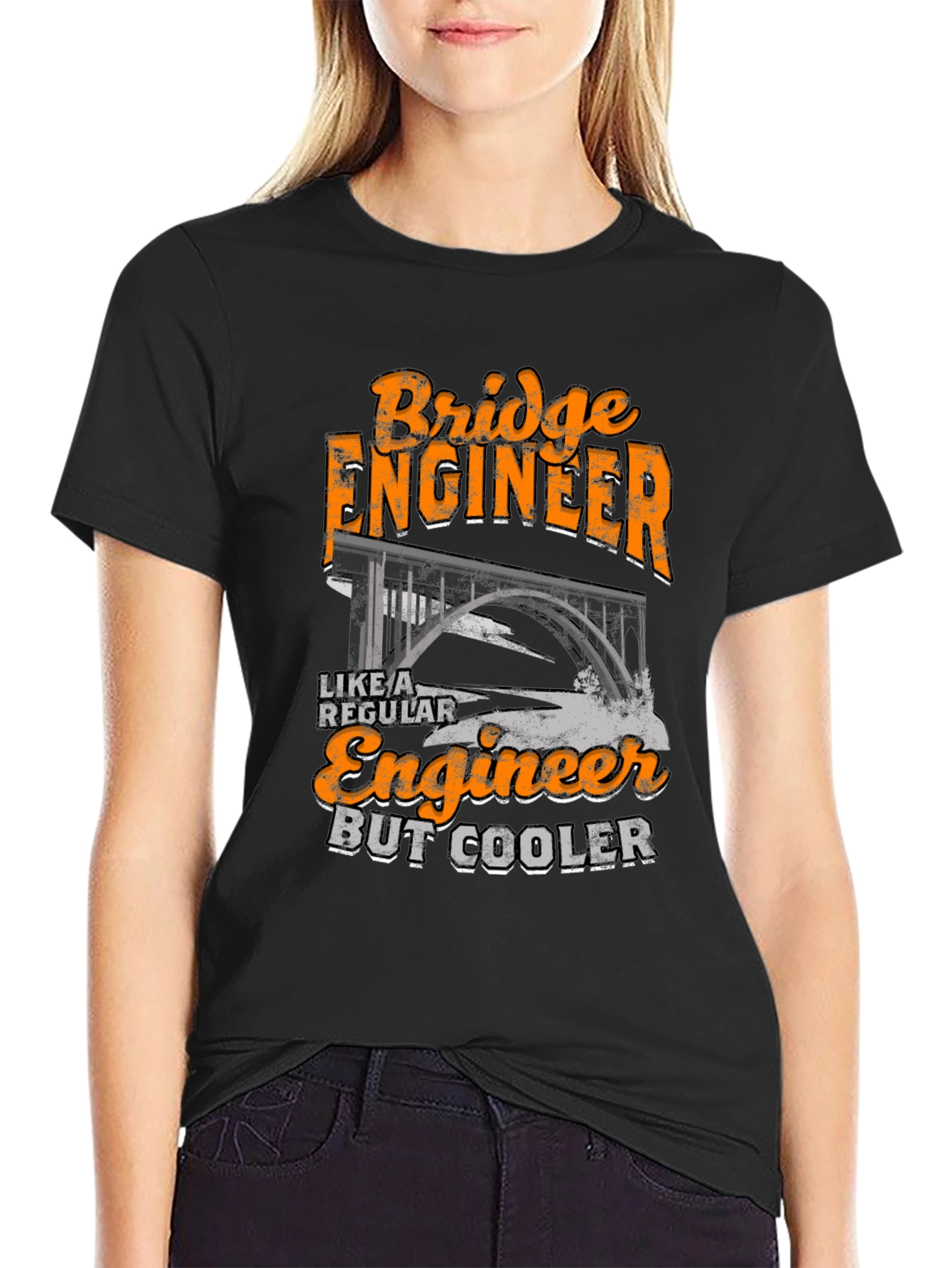 Bridge Engineer T-Shirt - Cool Design for Civil Engineers
