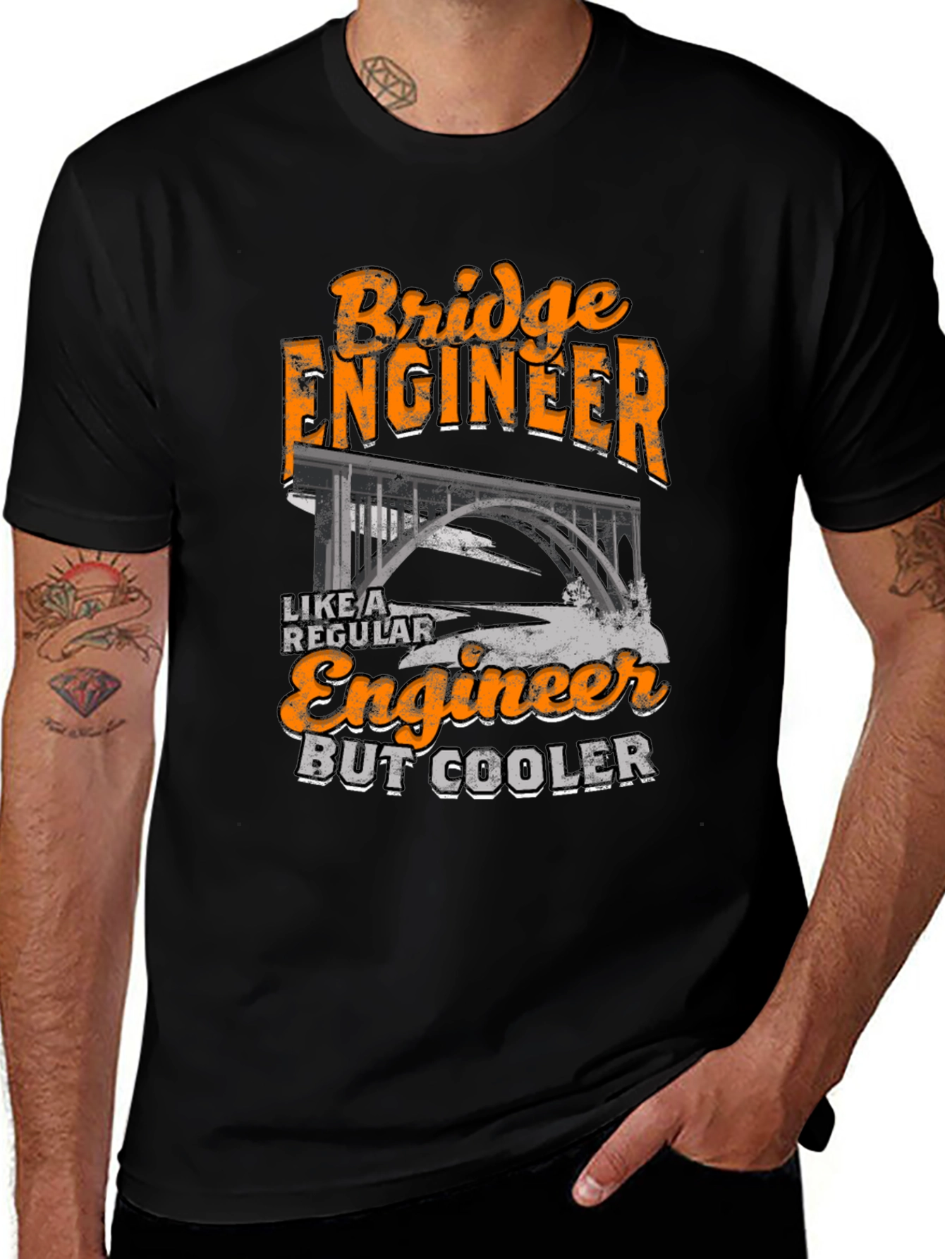 Bridge Engineer T-Shirt - Cool Design for Civil Engineers