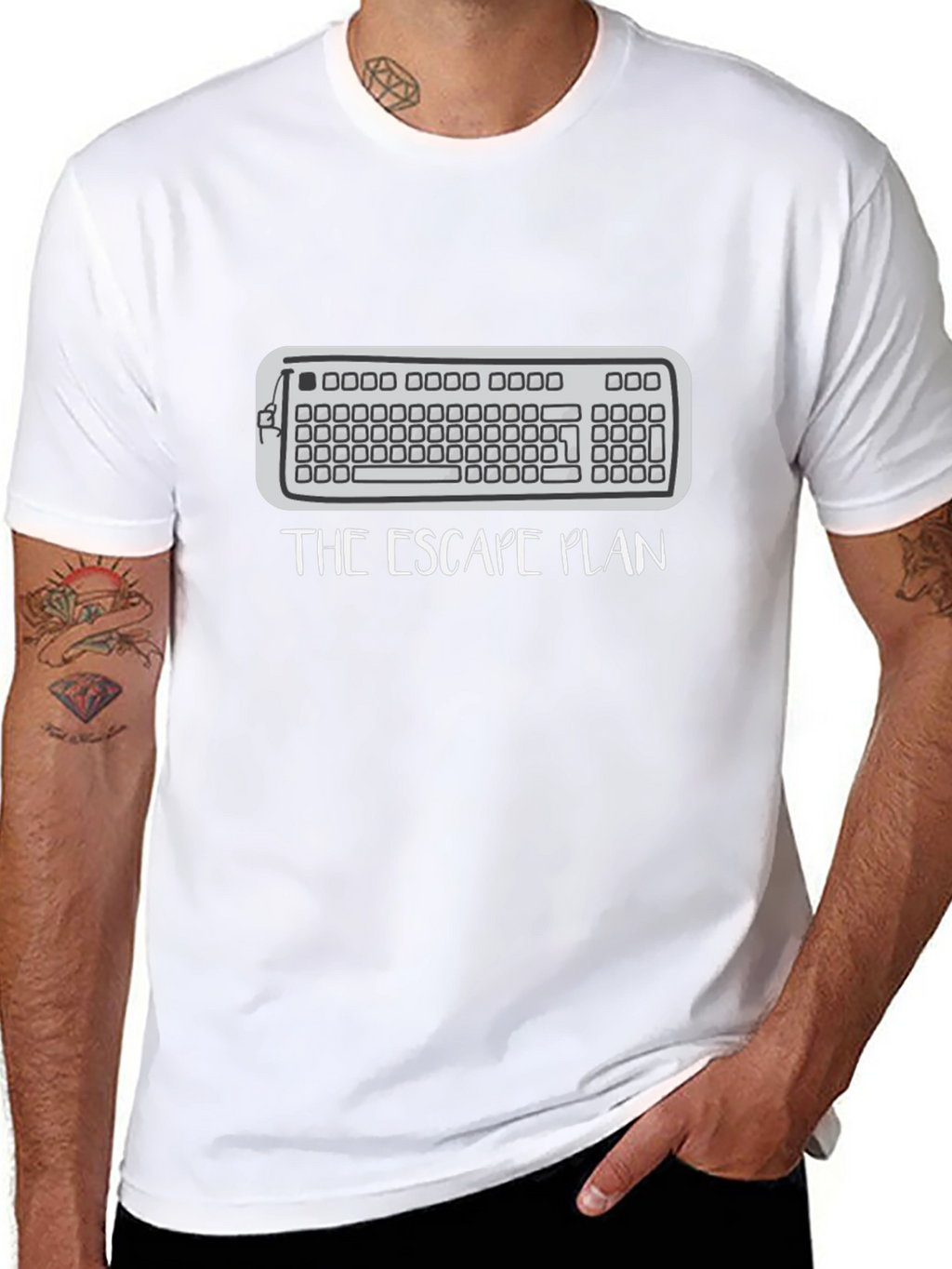 The Escape Plan Keyboard T-Shirt