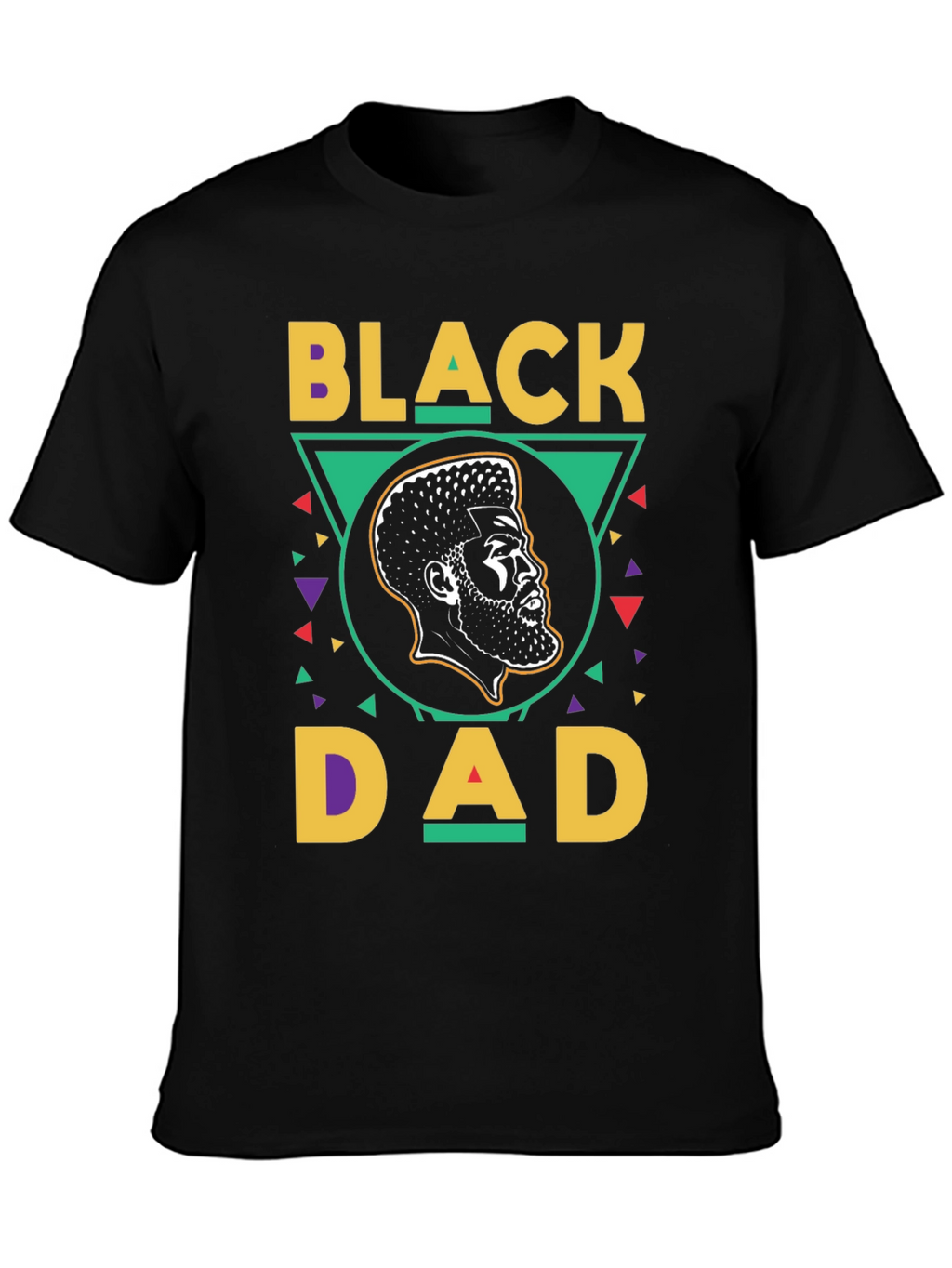 Black Dad Graphic Tee - Stylish Fathers Day Gift