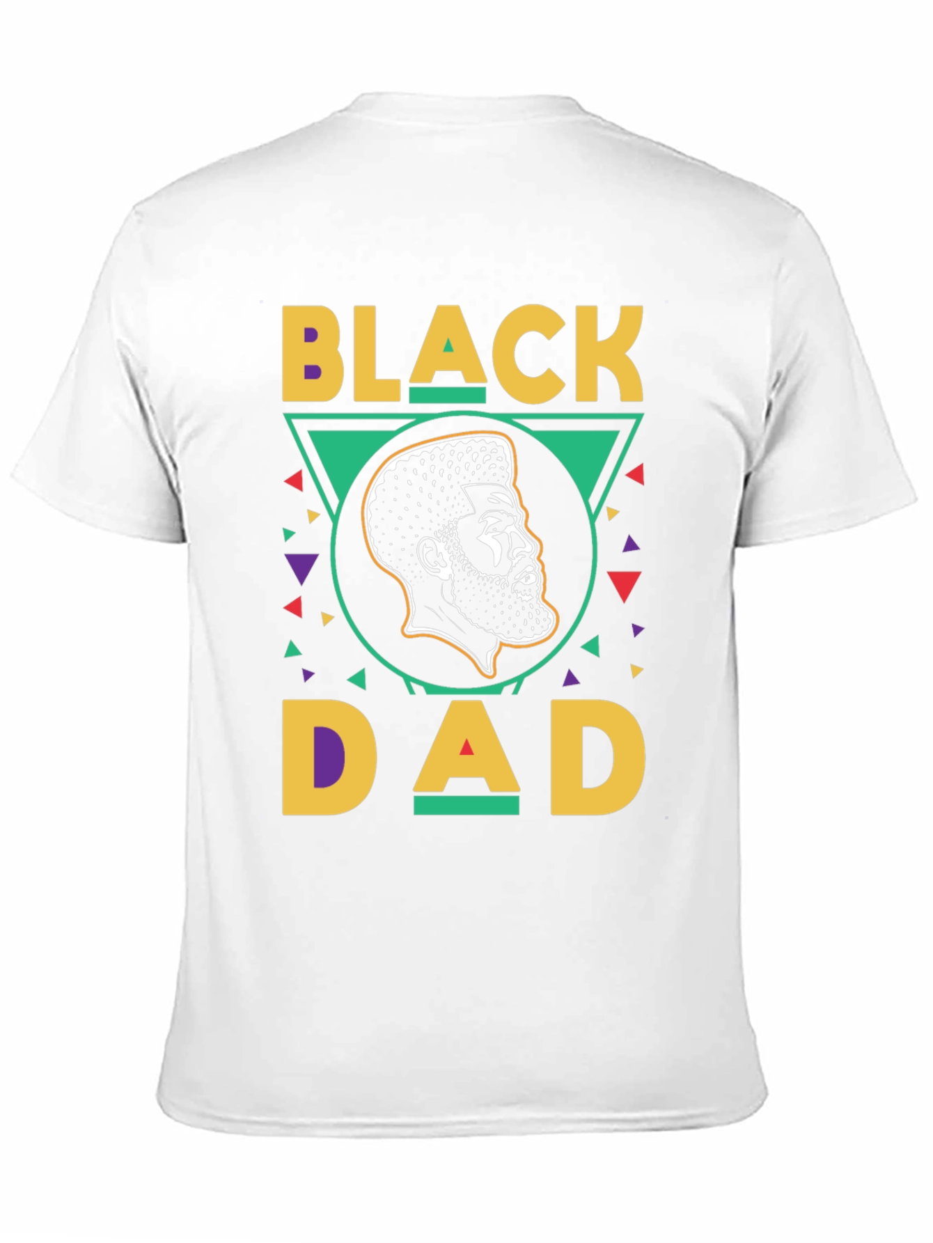 Black Dad Graphic Tee - Stylish Fathers Day Gift