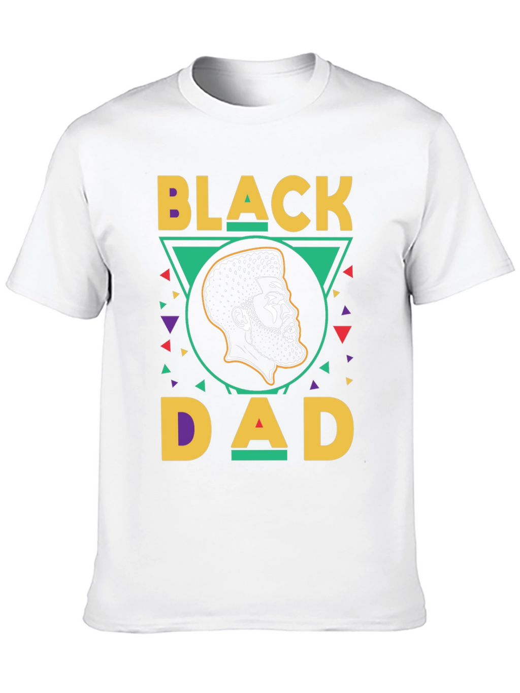 Black Dad Graphic Tee - Stylish Fathers Day Gift