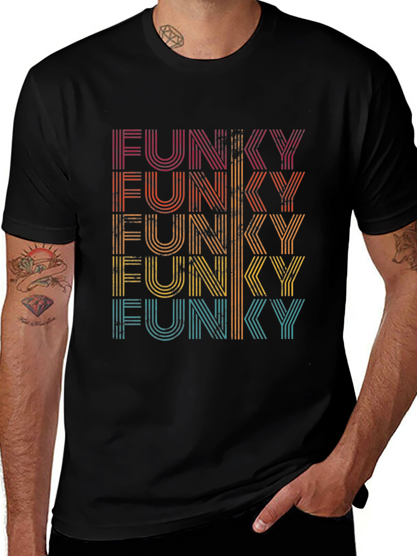 Retro Funky T-Shirt - Cool Vintage Style