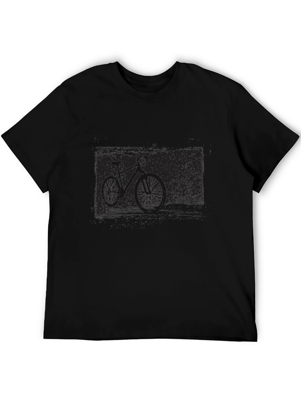 Black Bicycle Graphic Tee - Urban Style Comfort