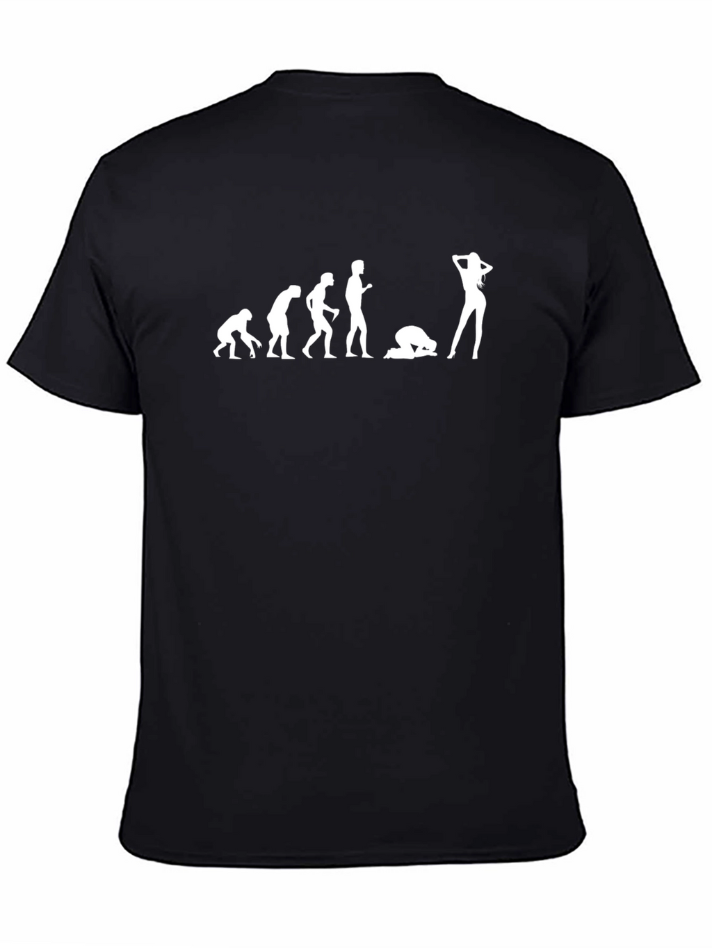 Evolution of Man Funny Graphic T-Shirt
