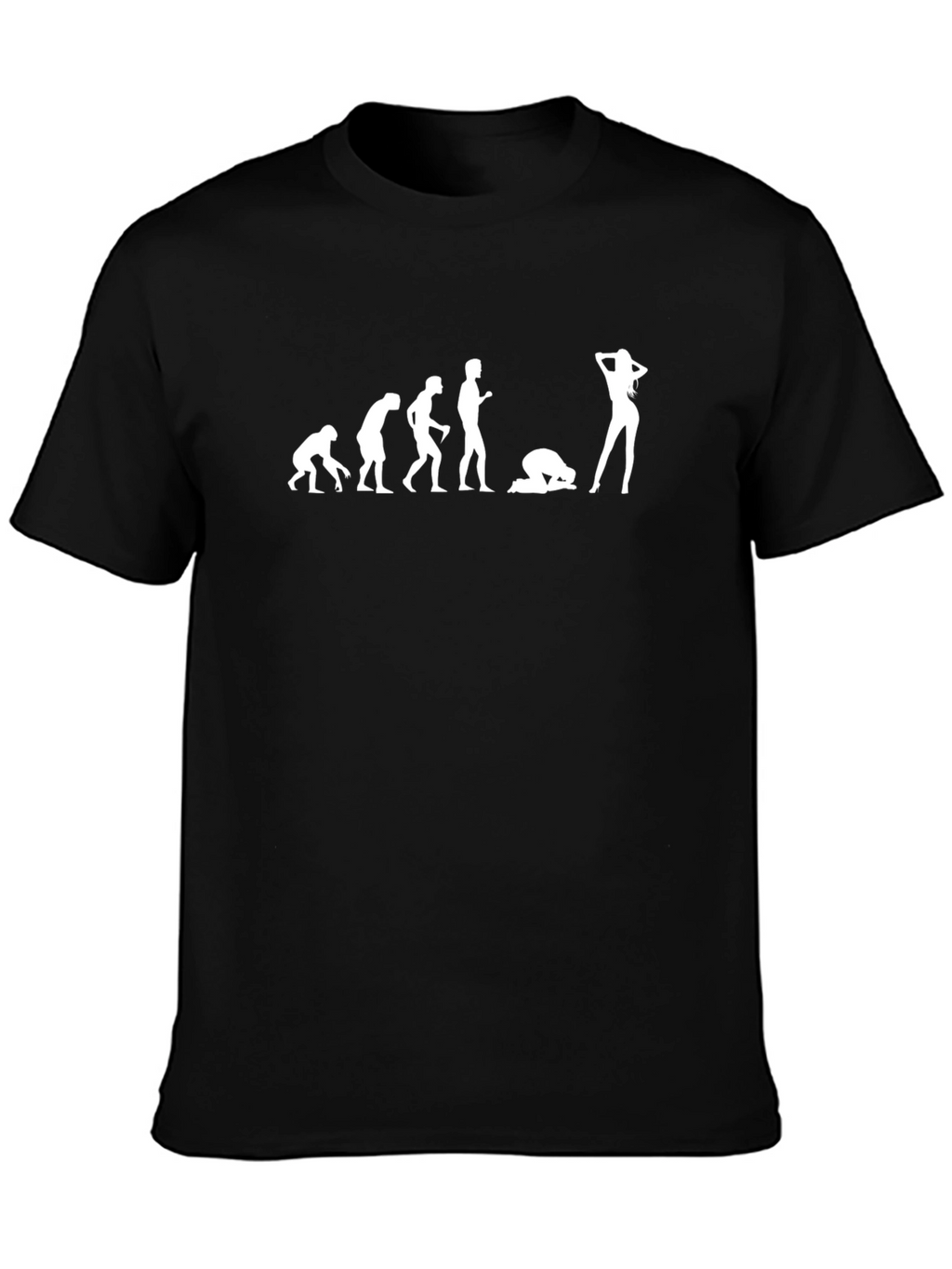 Evolution of Man Funny Graphic T-Shirt