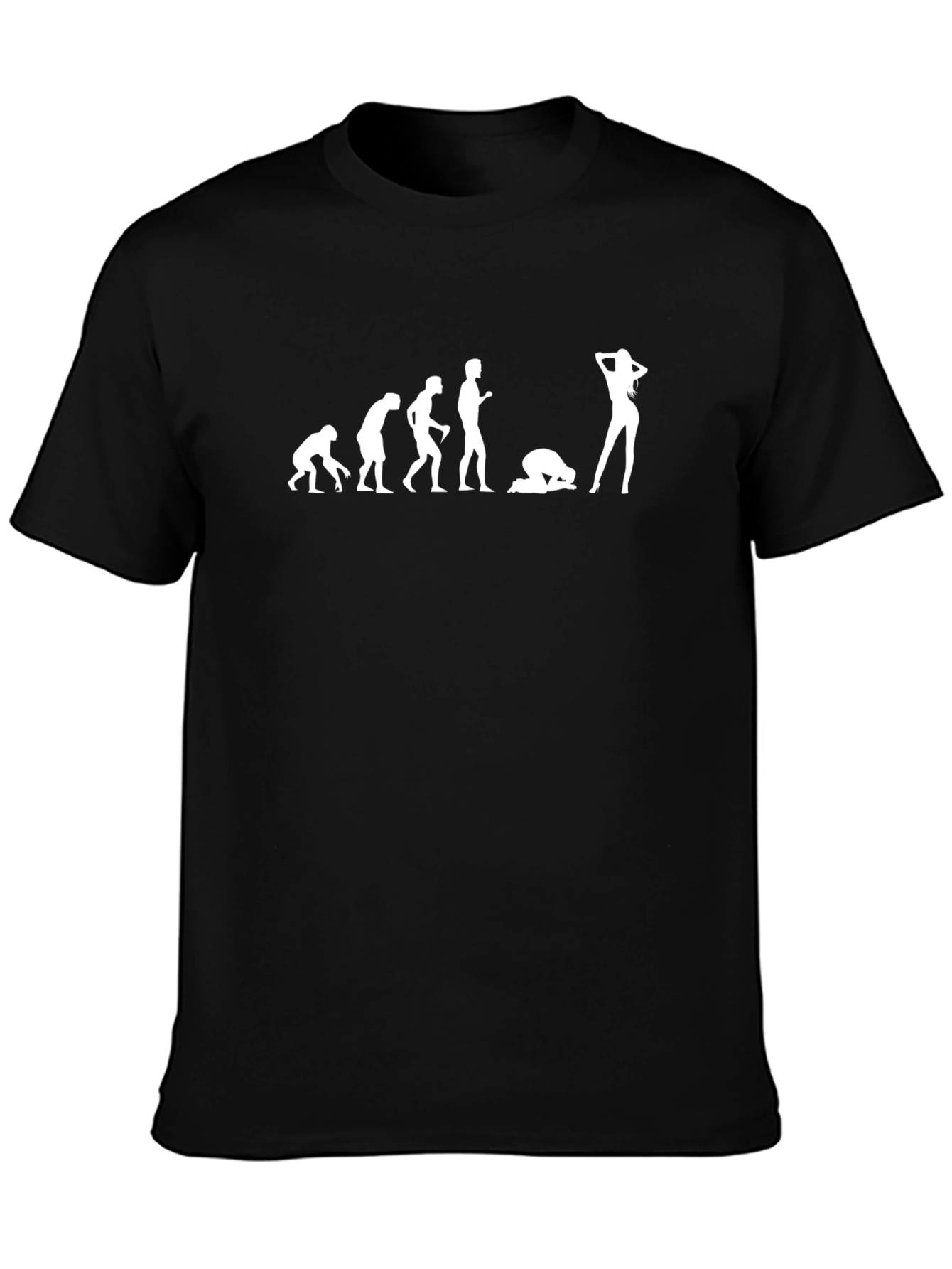 Evolution of Man Funny Graphic T-Shirt