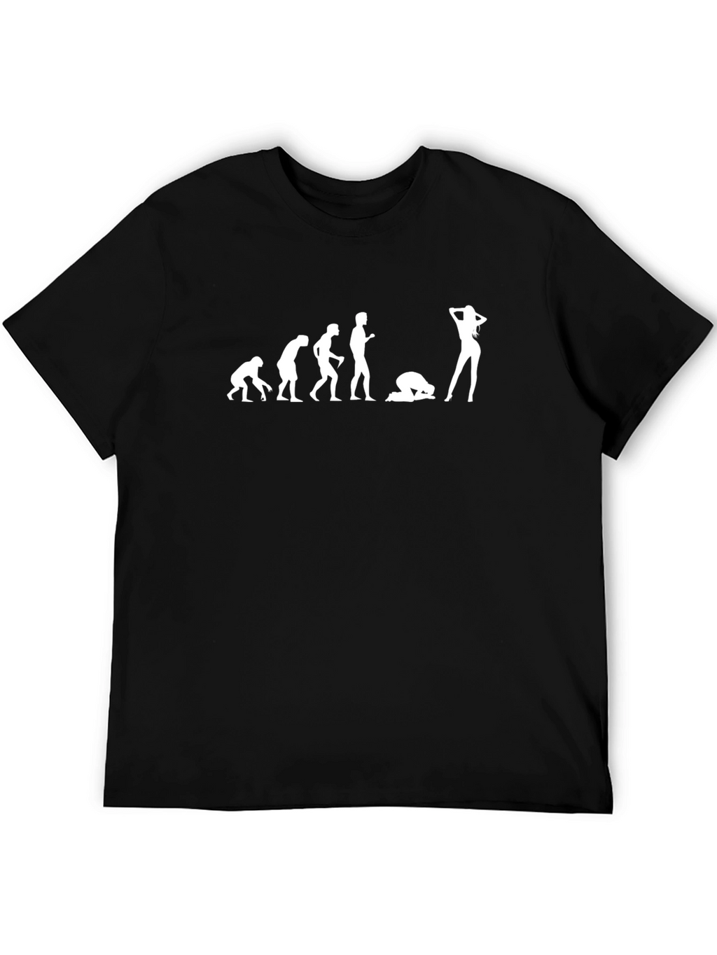 Evolution of Man Funny Graphic T-Shirt