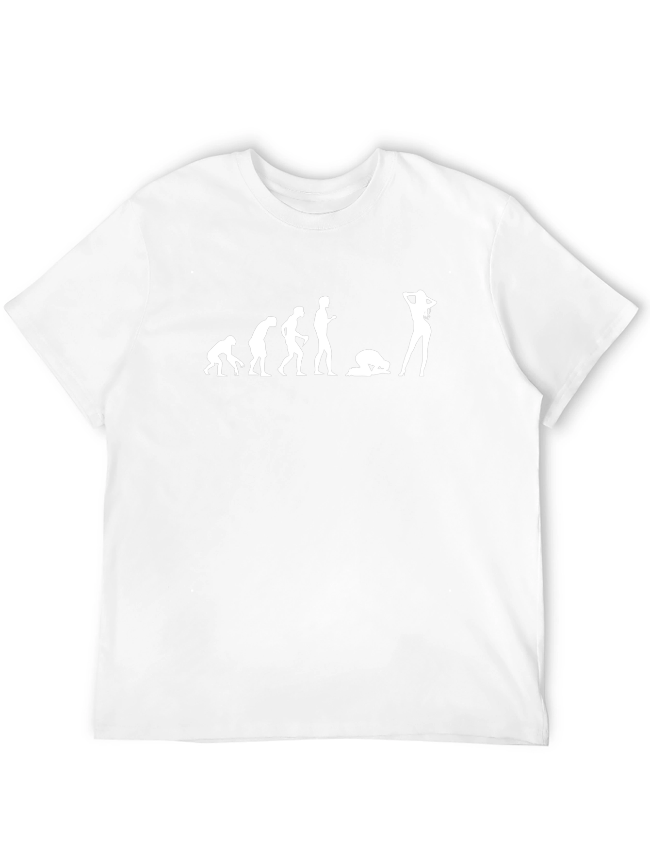 Evolution of Man Funny Graphic T-Shirt