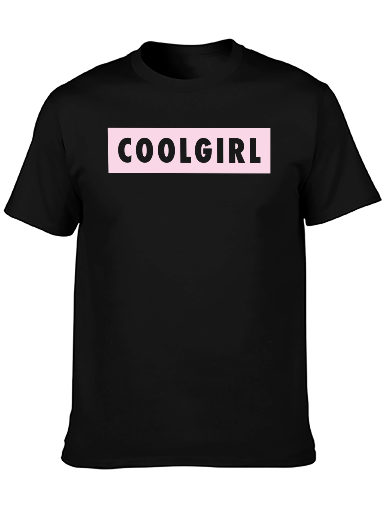 Coolgirl Black T-Shirt: Edgy and Stylish