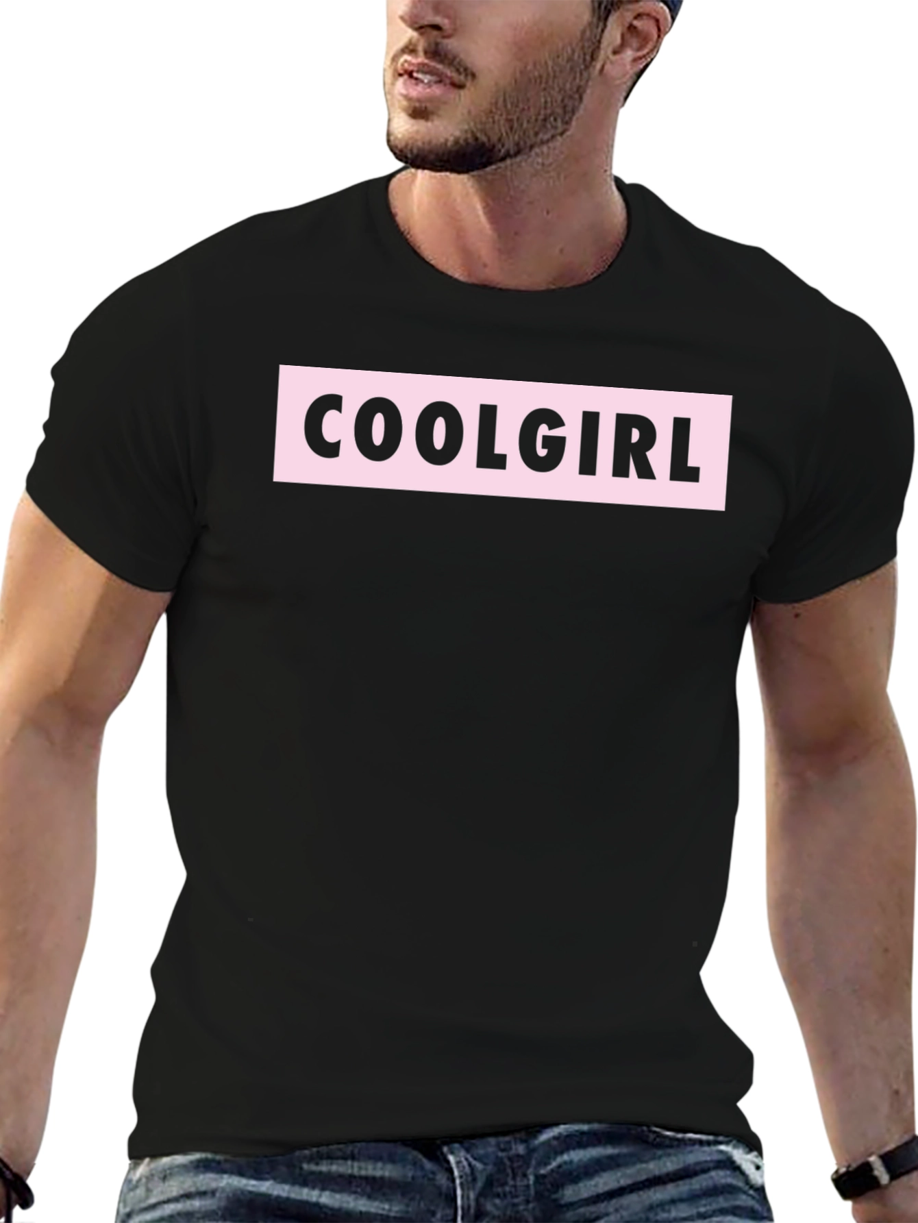 Coolgirl Black T-Shirt: Edgy and Stylish