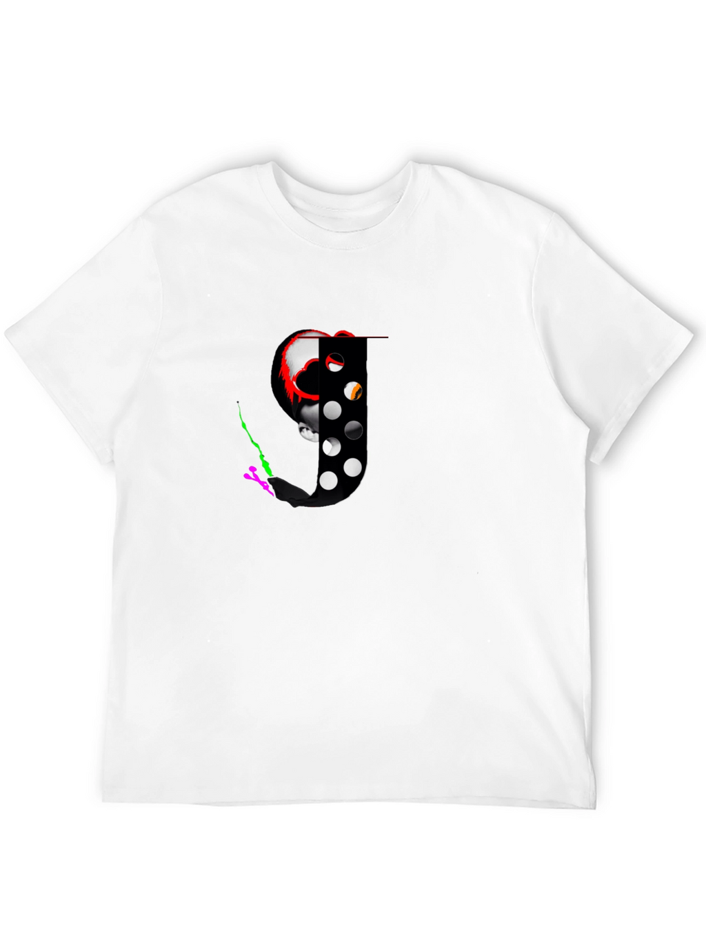 Skull & Hockey Mask Graphic Tee - Black