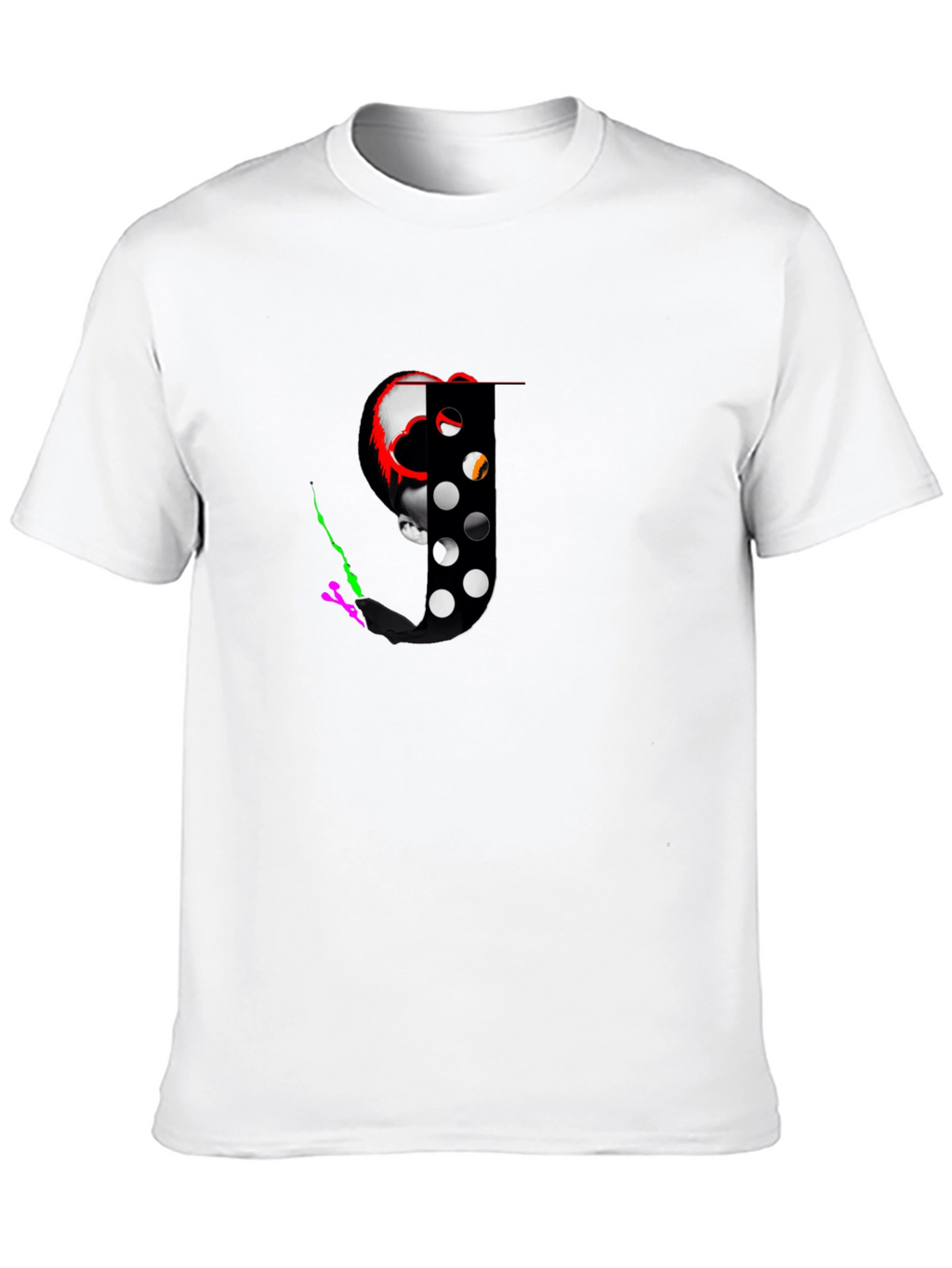 Skull & Hockey Mask Graphic Tee - Black