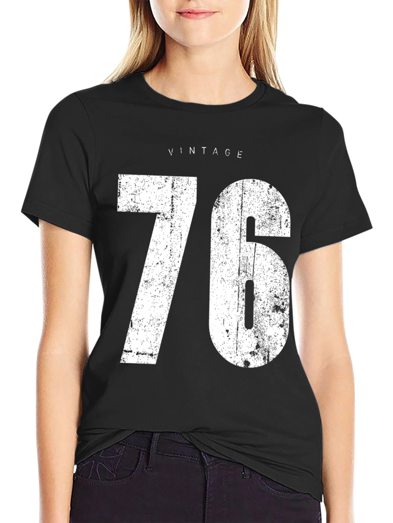 Vintage 76 Graphic Tee - Retro Style