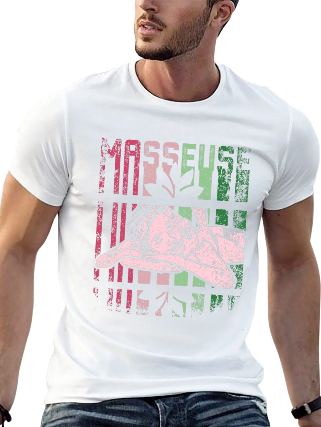 Masseuse Therapist T-Shirt Relaxing Massage Design