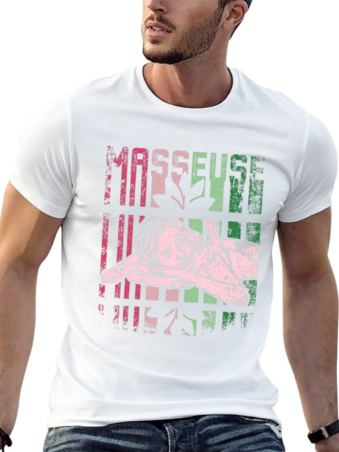 Masseuse Therapist T-Shirt Relaxing Massage Design