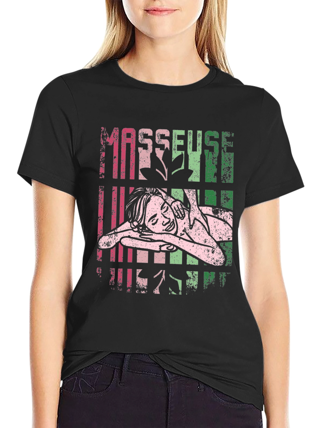 Masseuse Therapist T-Shirt Relaxing Massage Design