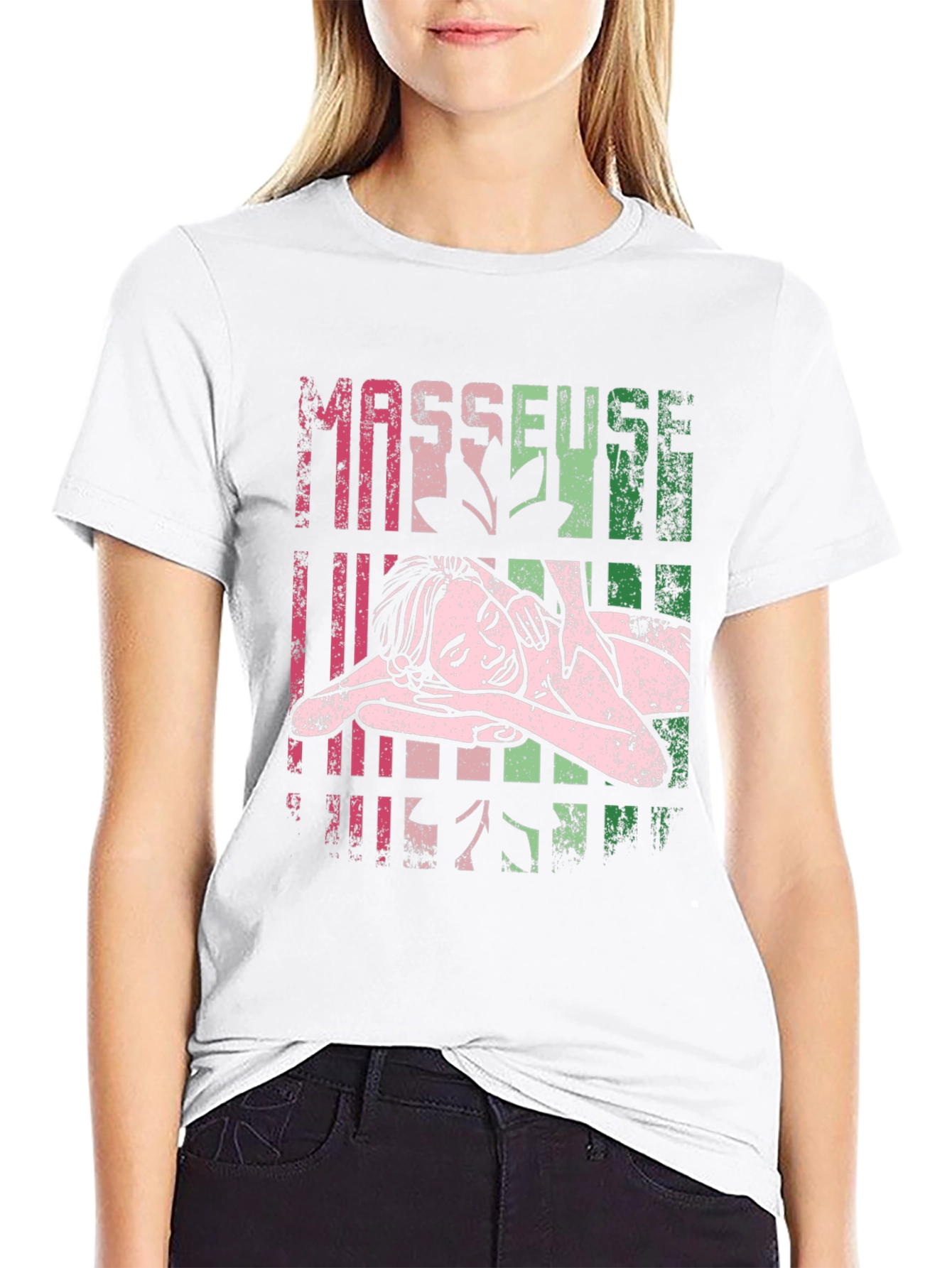 Masseuse Therapist T-Shirt Relaxing Massage Design