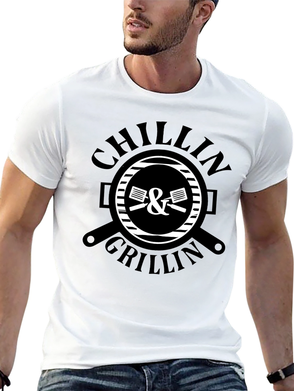 Chillin & Grillin Graphic Tee