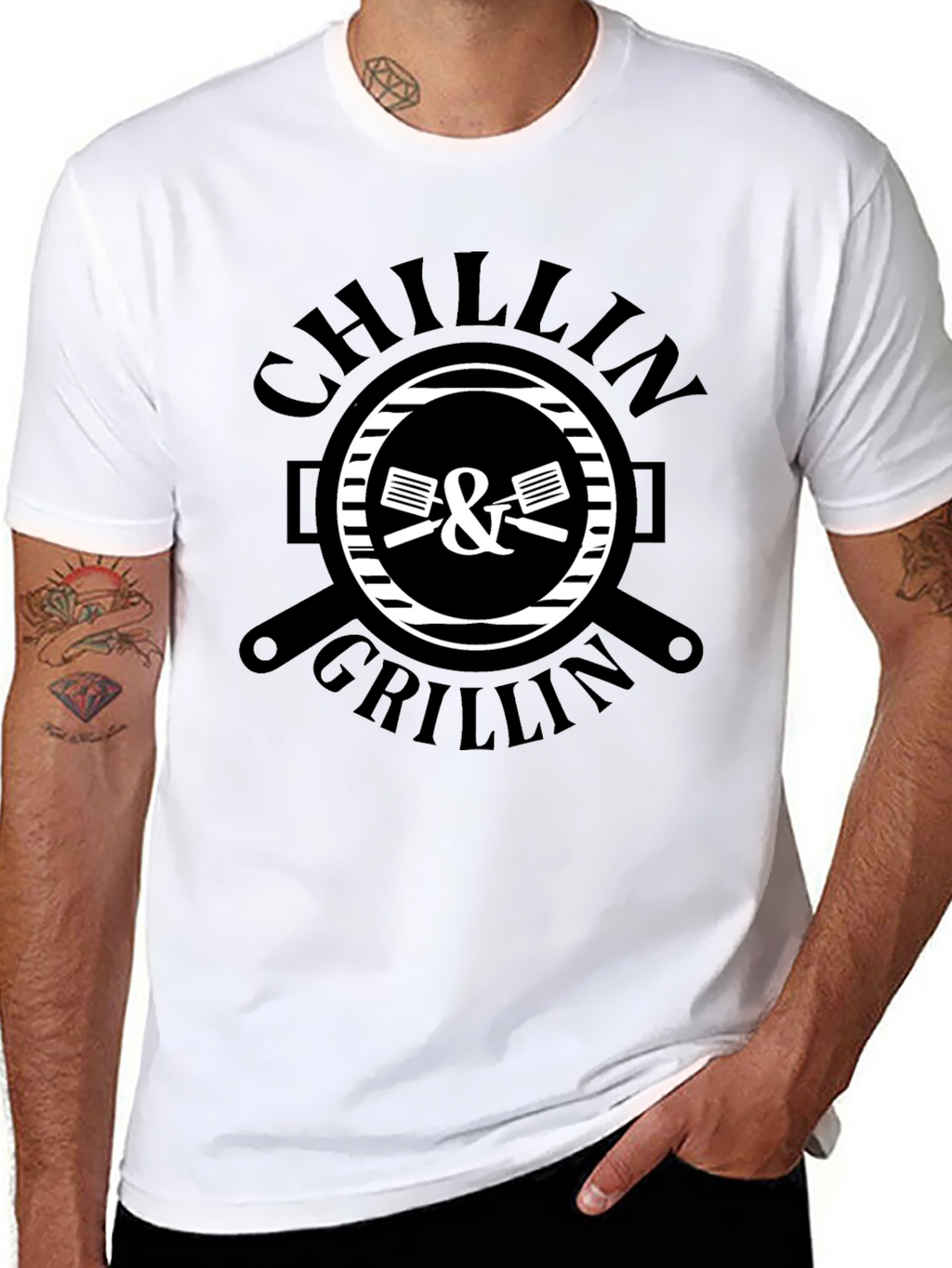 Chillin & Grillin Graphic Tee