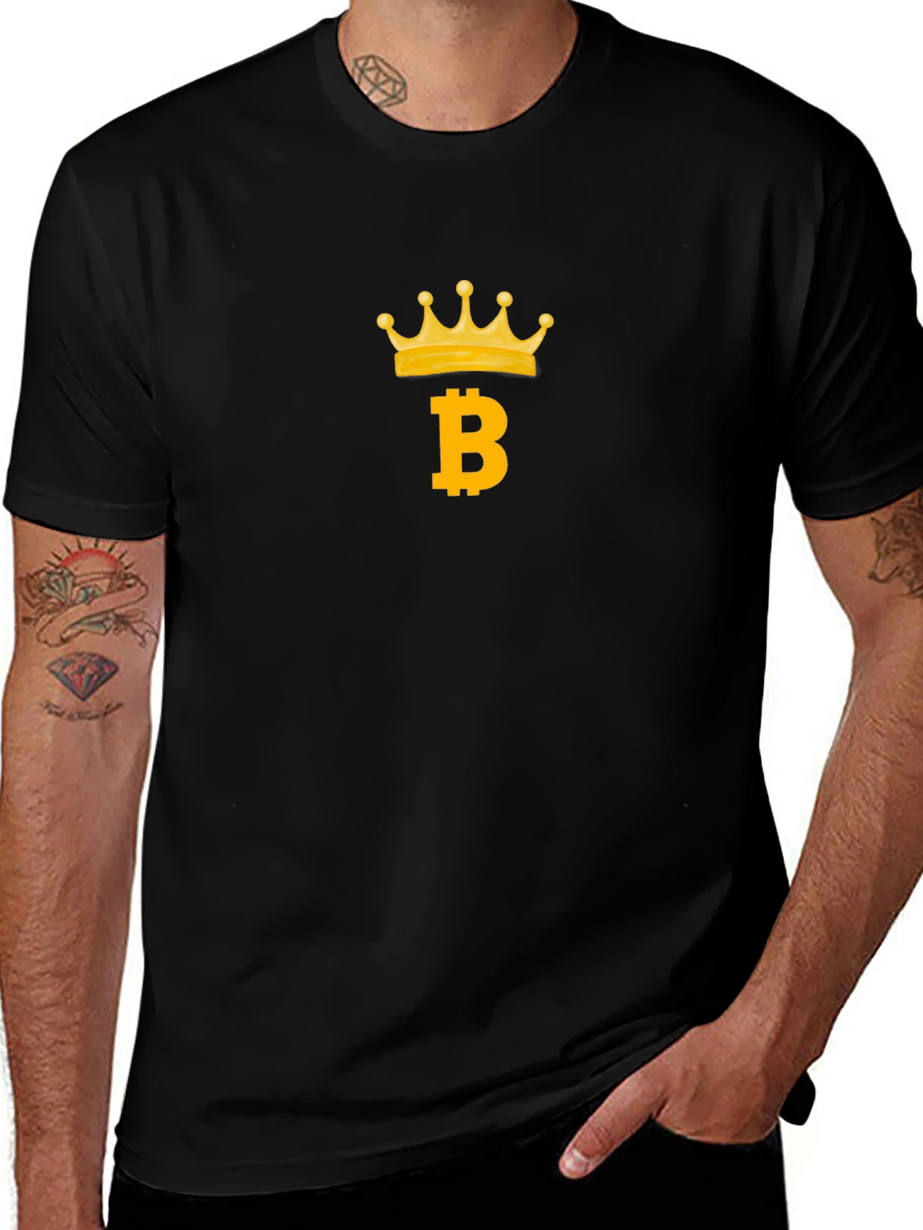 Bitcoin King Tee - Crypto Currency T-Shirt