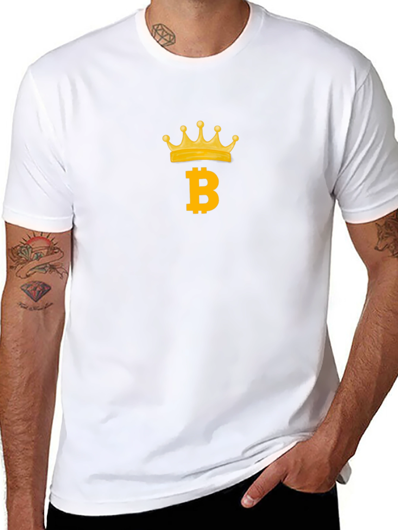 Bitcoin King Tee - Crypto Currency T-Shirt