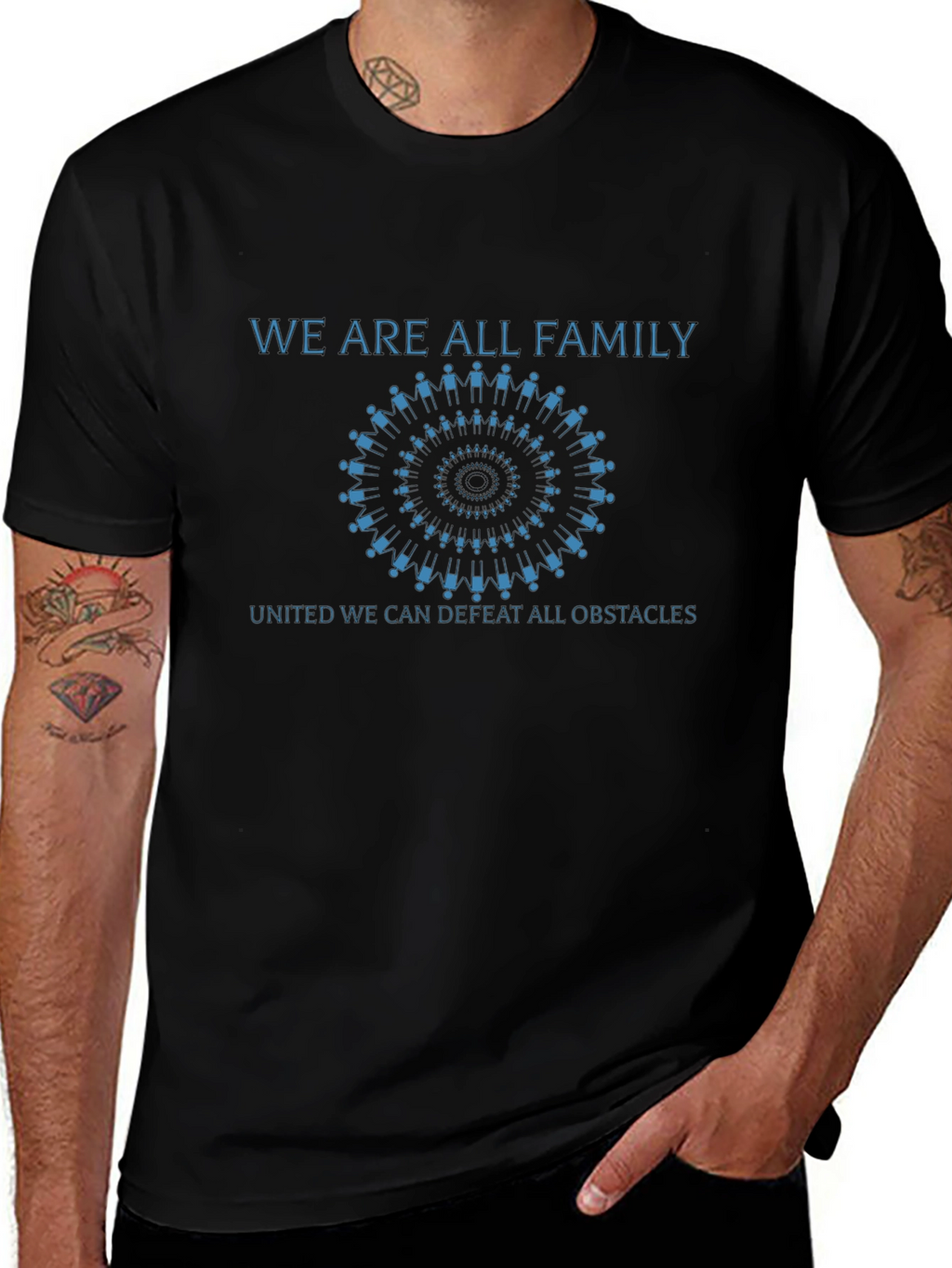 Unity Family Graphic Tee - Defeat Obstacles