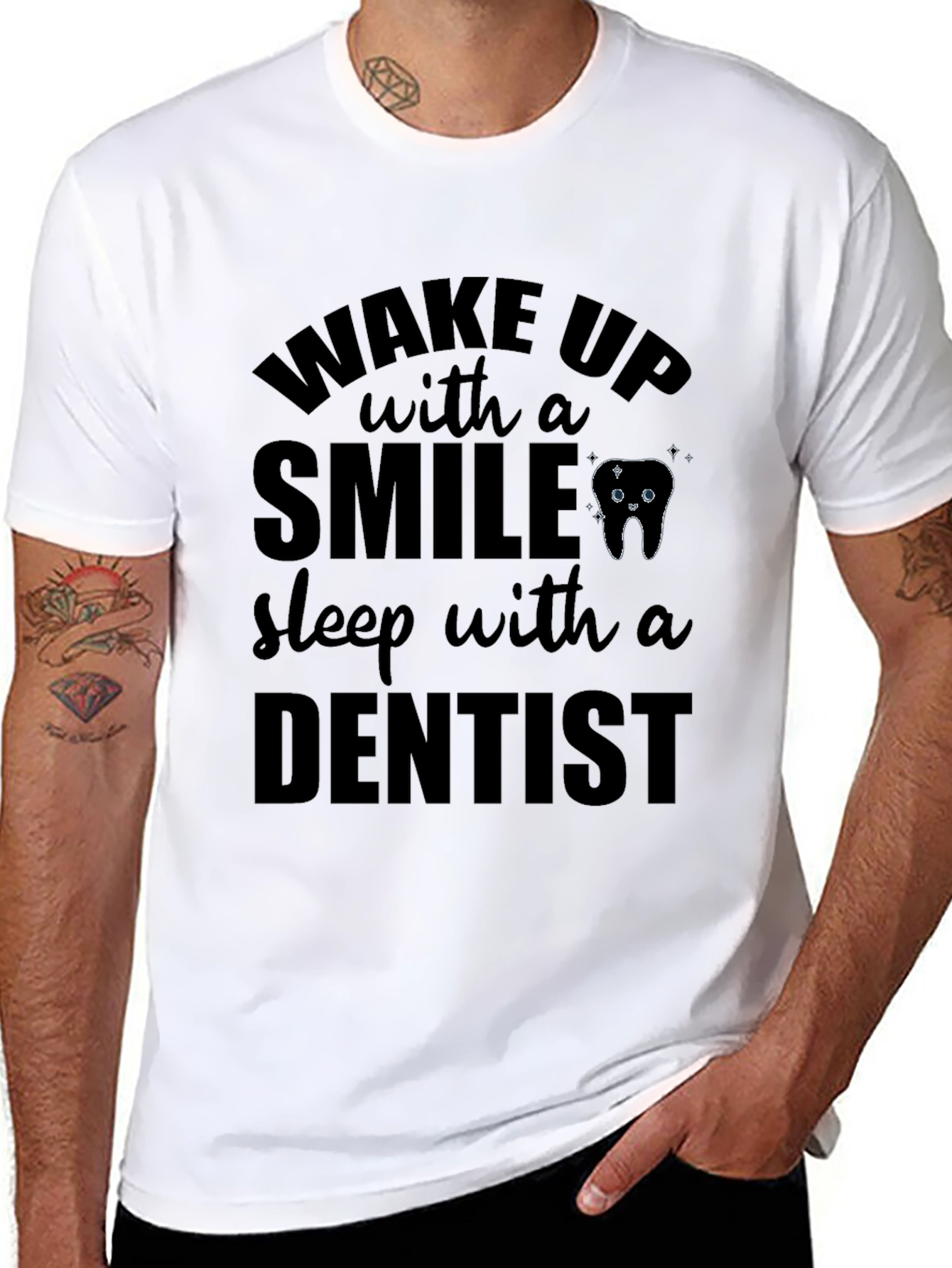 Wake Up With a Smile Dentist T-Shirt