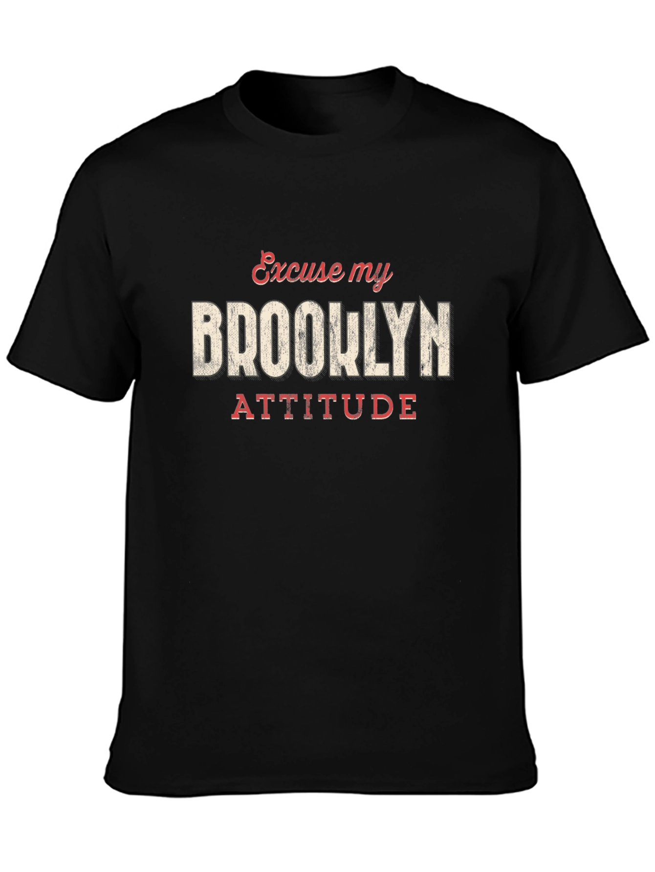 Brooklyn Attitude Graphic Tee - Trendy Style