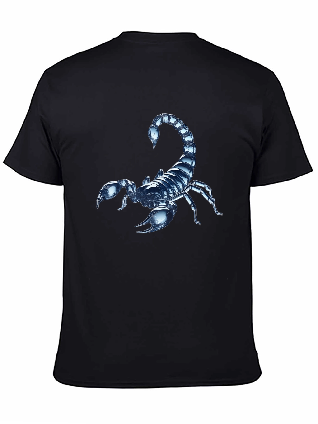 Scorpion Graphic Print Crew Neck T-Shirt