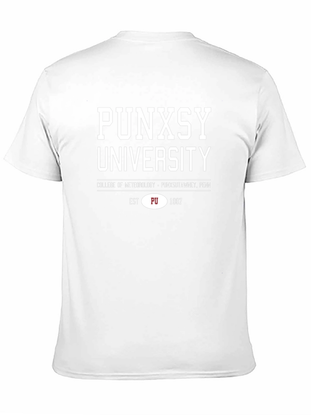 Punxsy University Black T-Shirt