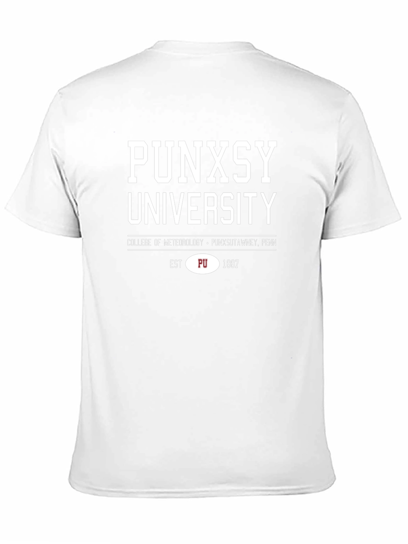 Punxsy University Black T-Shirt