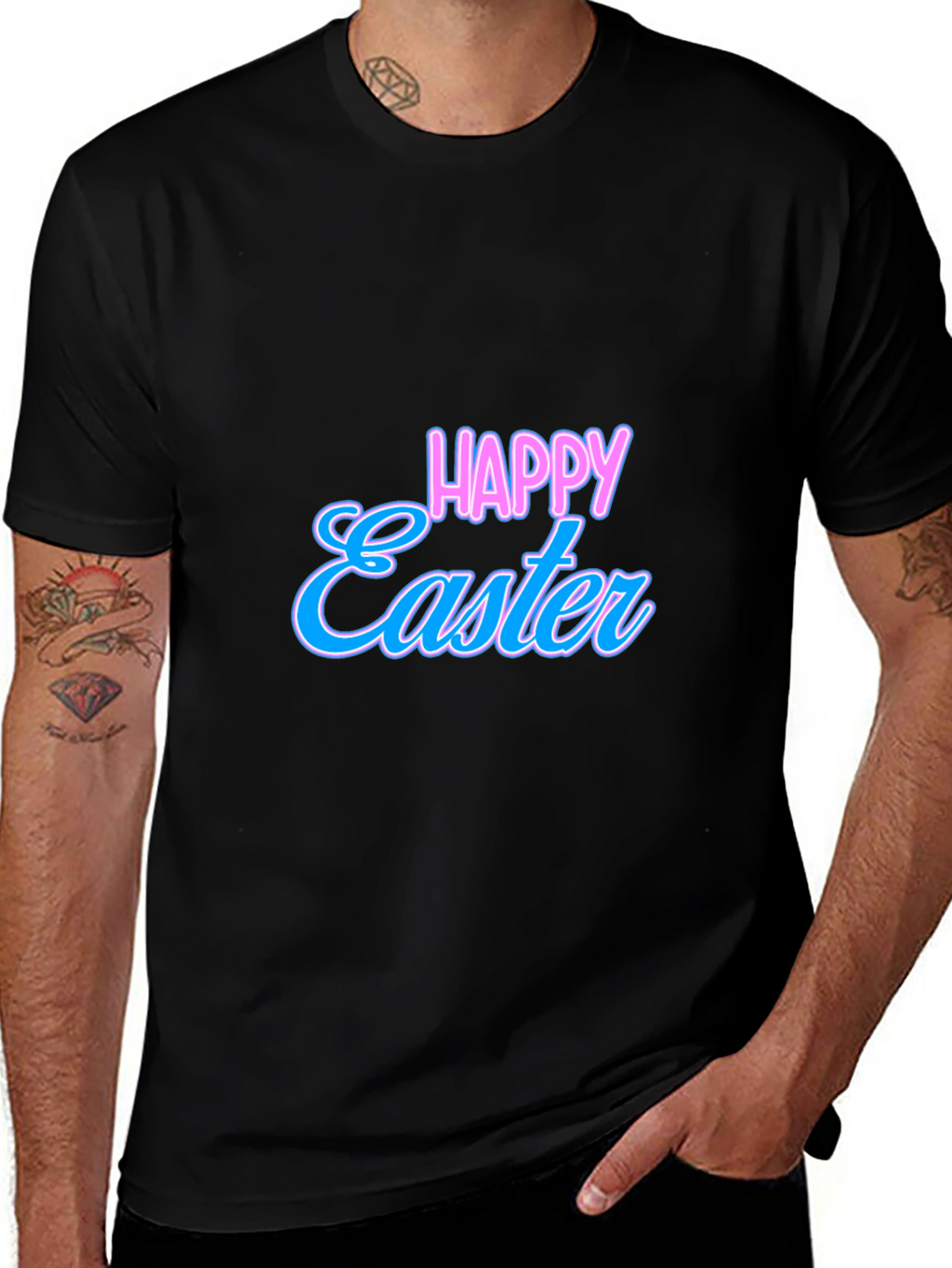 Happy Easter T-Shirt - Stylish Holiday Apparel