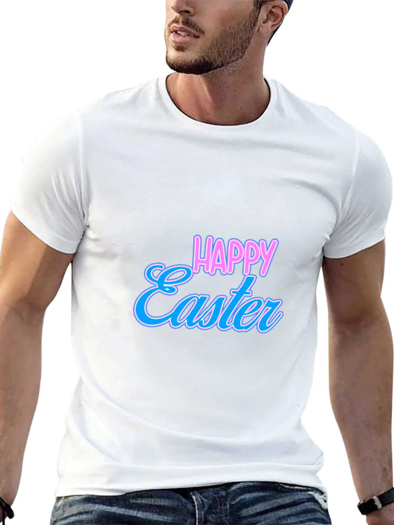 Happy Easter T-Shirt - Stylish Holiday Apparel