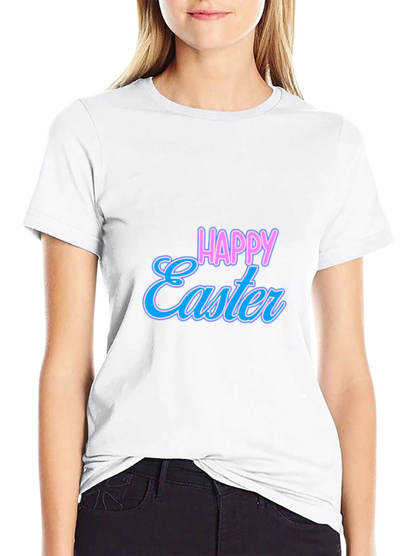 Happy Easter T-Shirt - Stylish Holiday Apparel