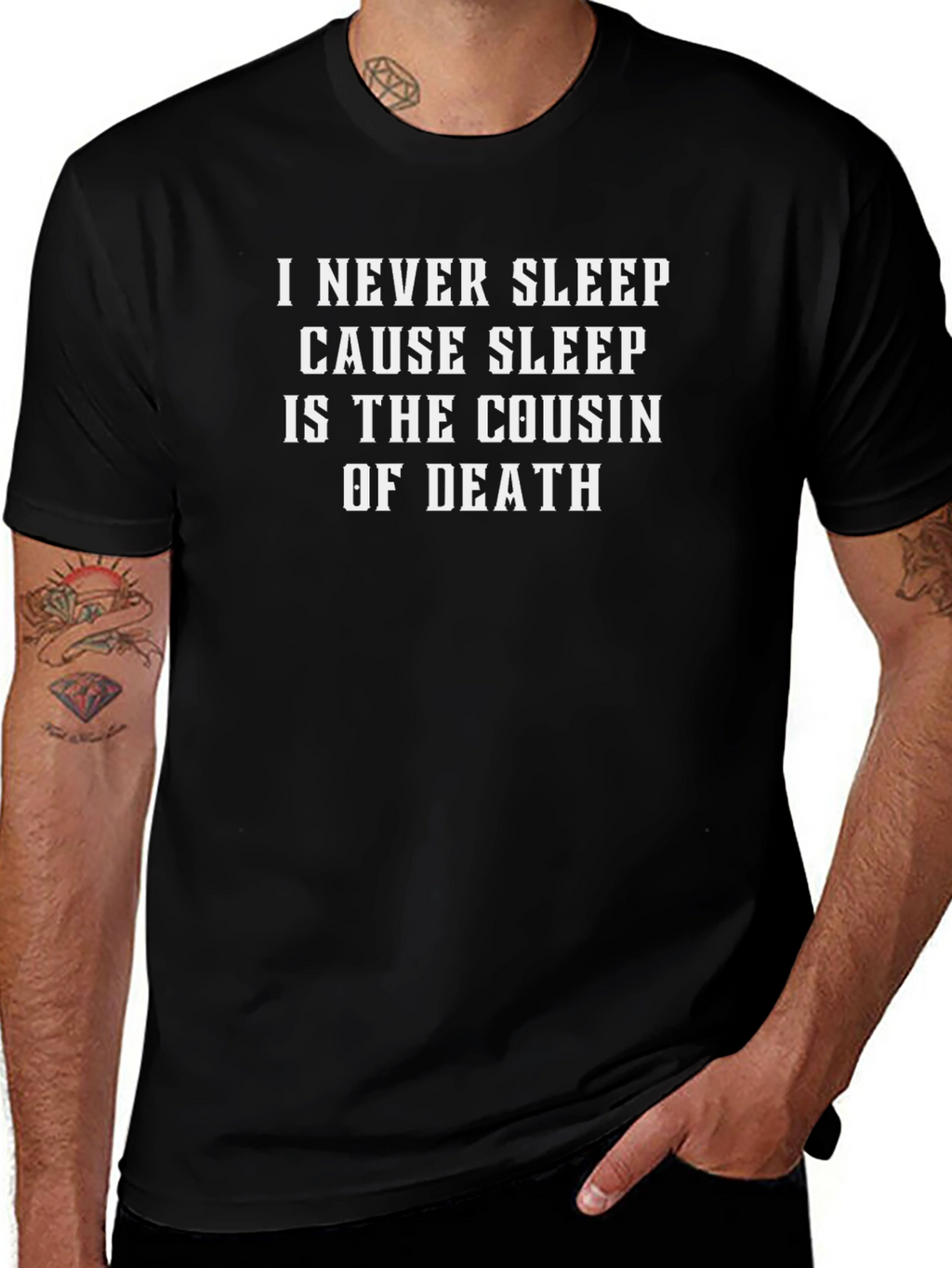 I Never Sleep T-Shirt - Graphic Tee