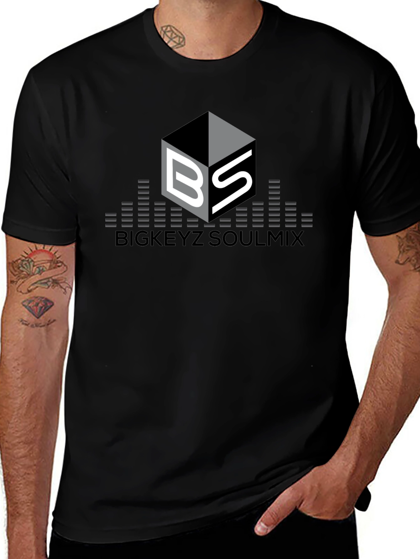 Bigkeyz Soulmix Black Graphic Tee