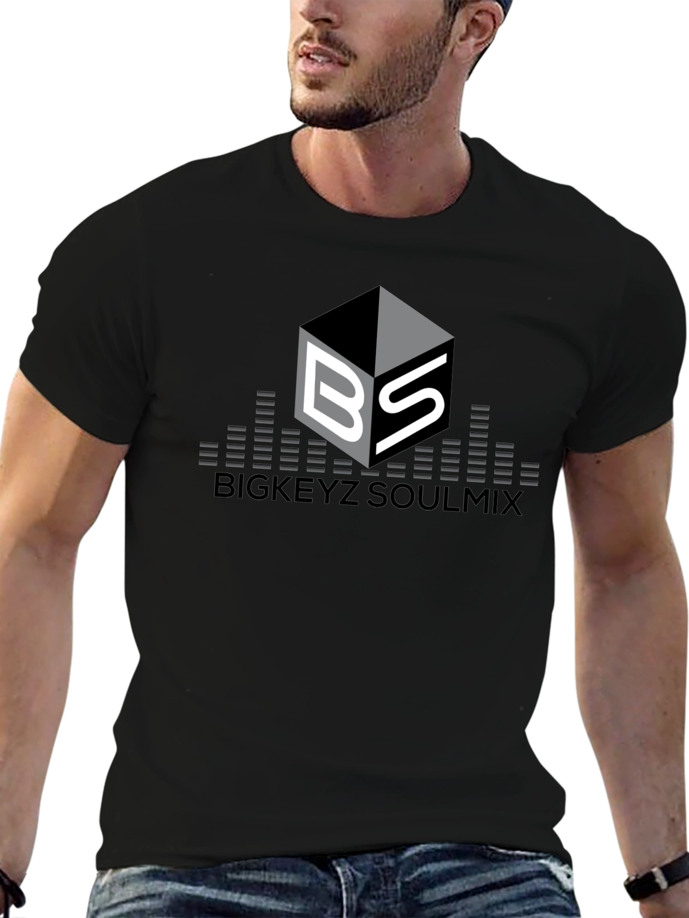 Bigkeyz Soulmix Black Graphic Tee