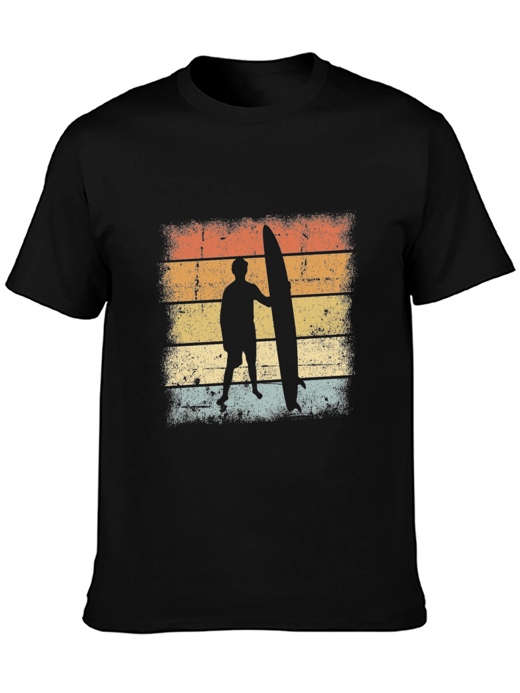 Retro Surfer Silhouette T-Shirt