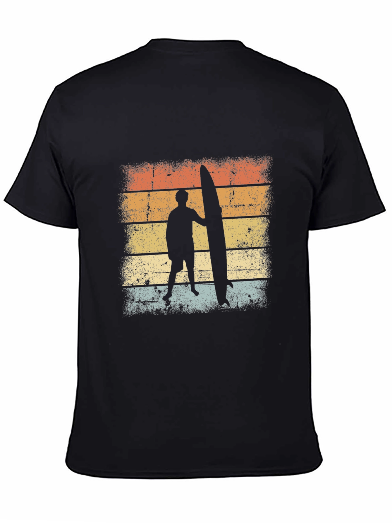 Retro Surfer Silhouette T-Shirt