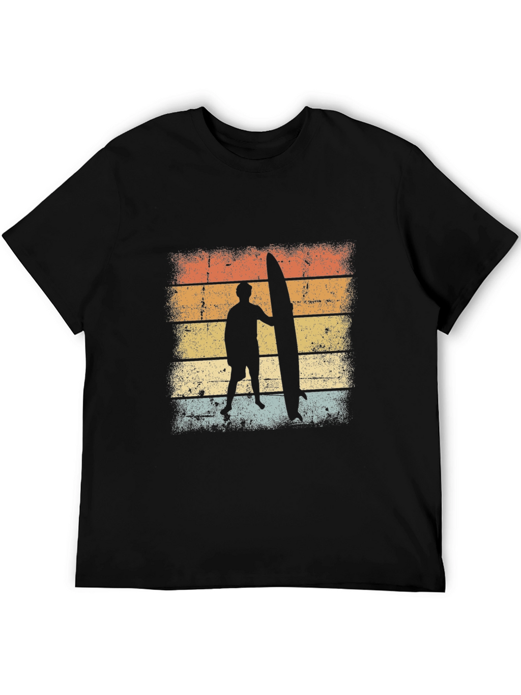 Retro Surfer Silhouette T-Shirt