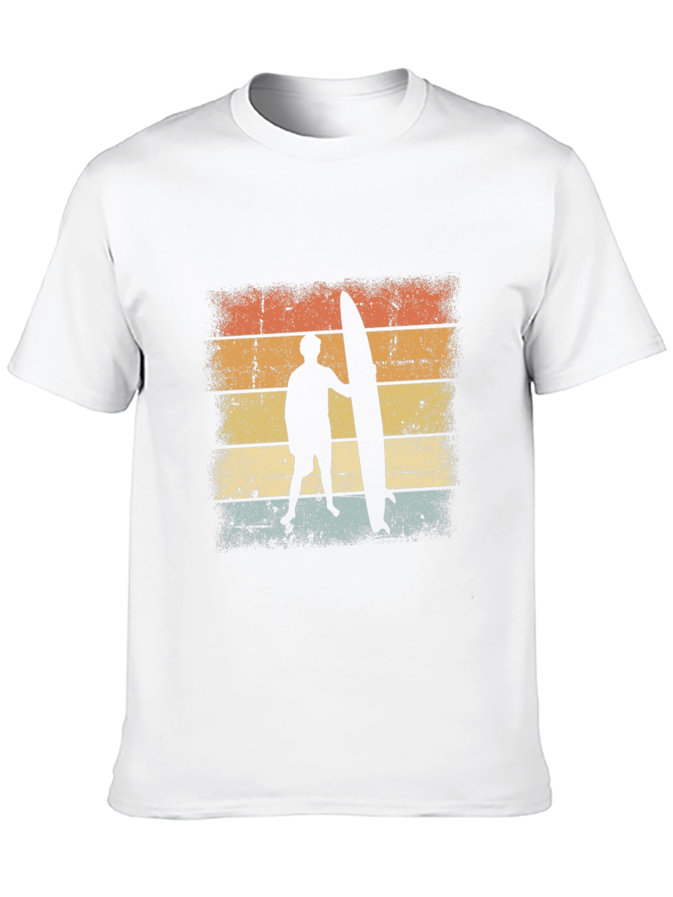 Retro Surfer Silhouette T-Shirt