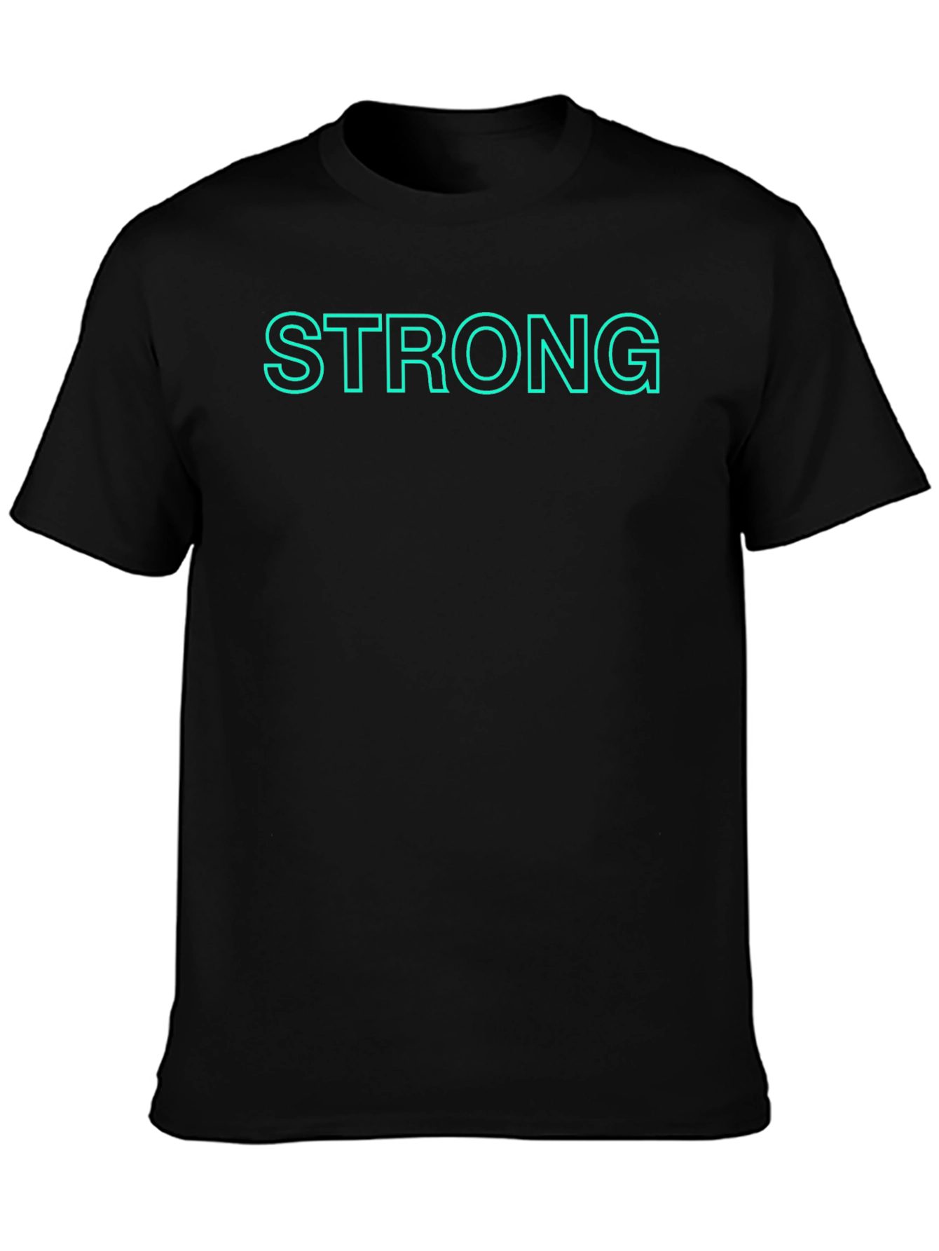 Strong Graphic Tee - Classic Crew Neck